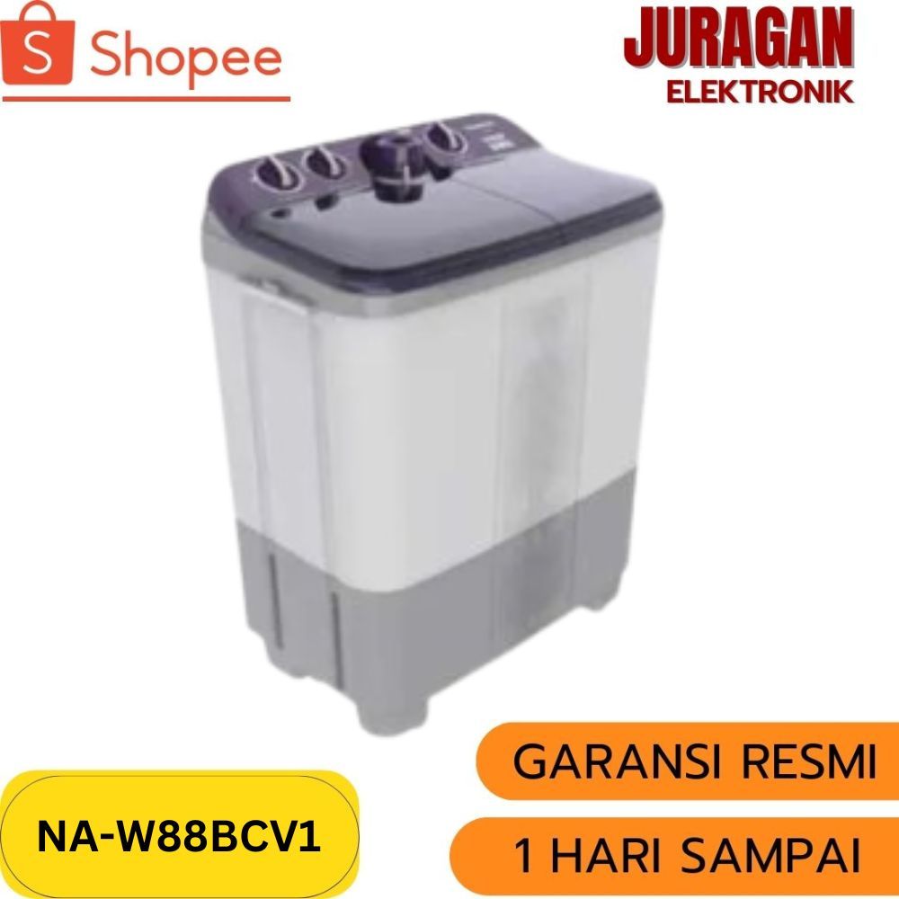 PANASONIC NAW88BCV1 - MESIN CUCI 2 TABUNG 8,5KG