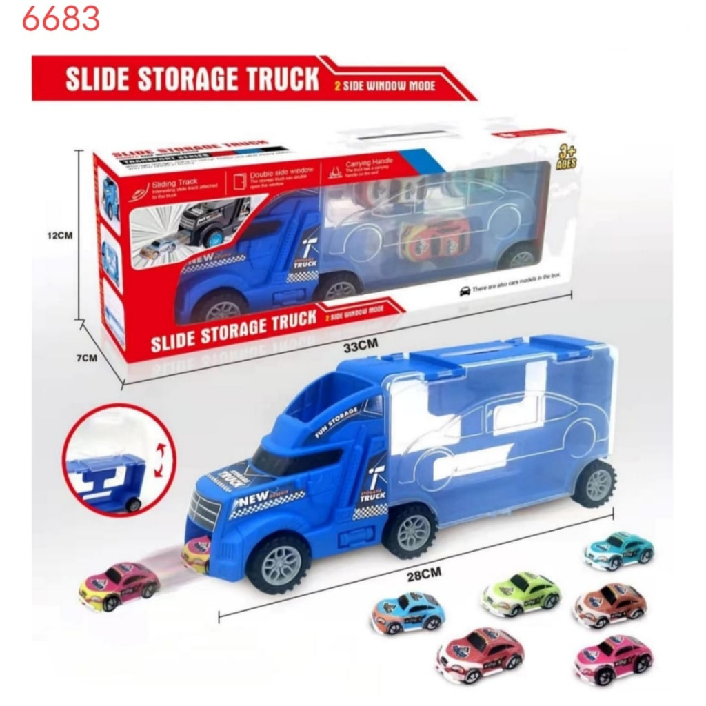 MAINAN ANAK MOBIL TRUCK KONTAINER 6683
