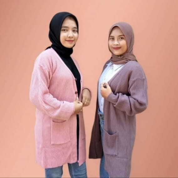 BELLE KANCING / AGATHA LONG CARDY / CARDIGAN RAJUT / Belle Cardy