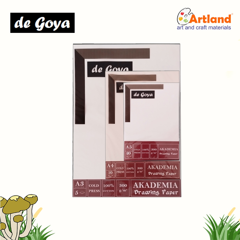 

Kertas Lukis De Goya Akademia – Cold Press 300gsm, Siap Gores & Cat!