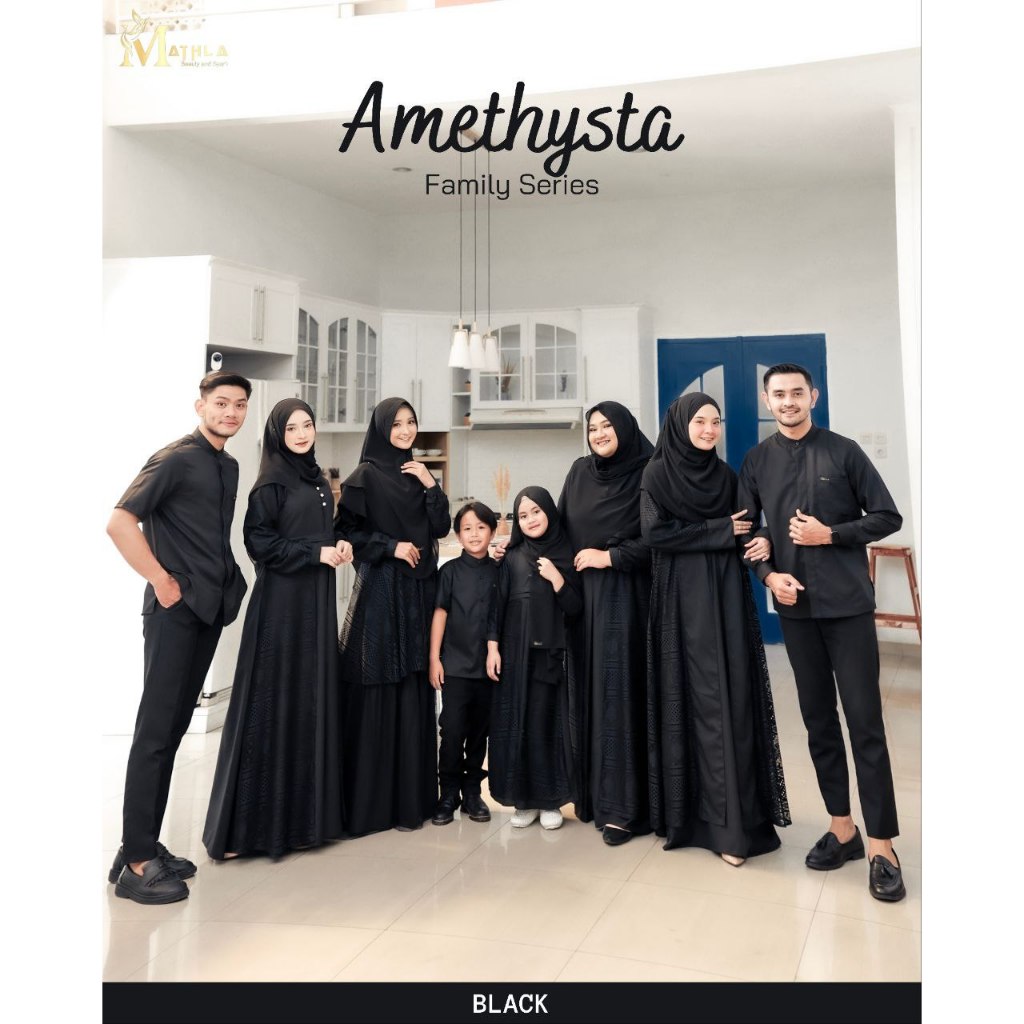 Sarimbit Keluarga.Sarimbit Lebaran.Sarimbit Amethysta - Mathla (PRE ORDER)