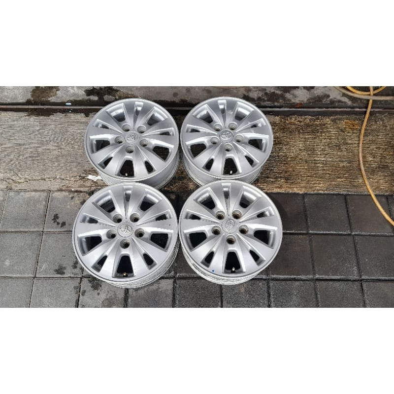 VELG SEKEN MOBIL OEM COPOTAN INNOVA RING 15 BAUT 5X114.3 VELG ONLY