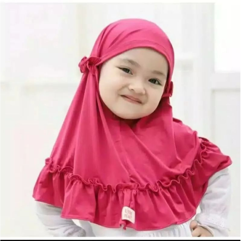 JILBAB ANAK PEREMPUAN CARLA / JILBAB ANAK 0-3 TAHUN / KERUDUNG / HIJAB ANAK PEREMPUAN