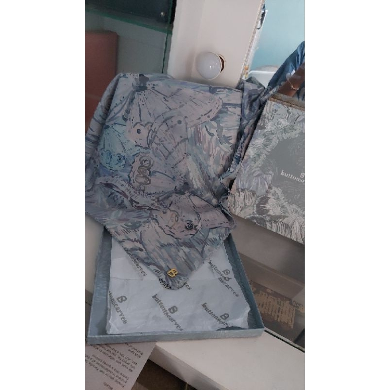 Preloved Buttonscarves Farsha in Aqua