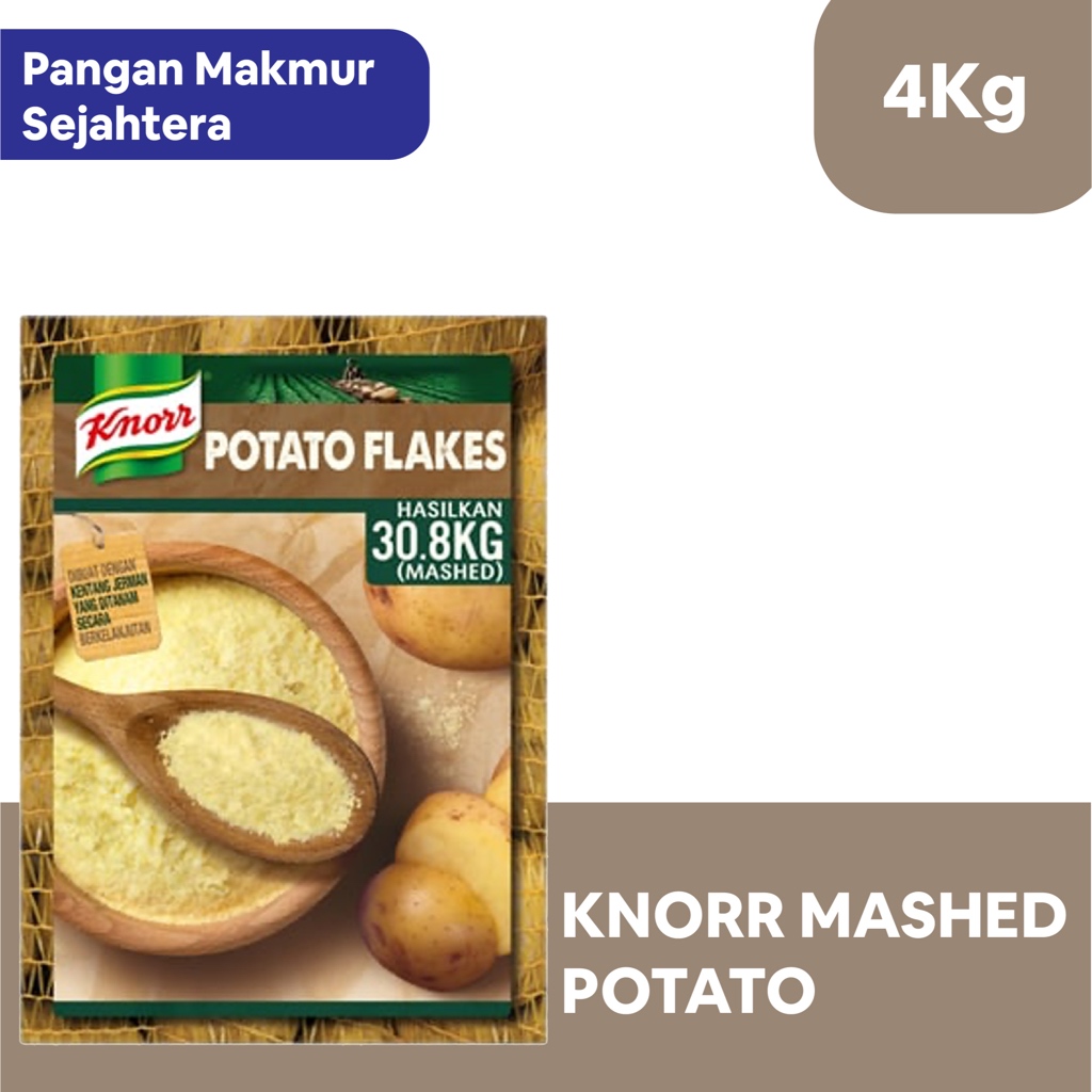 

KNORR - TEPUNG KENTANG SERPIH / TEPUNG KENTANG KERING / MASHED POTATO INSTANT / MASHED POTATO MIX 4KG