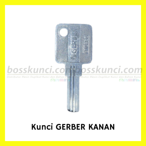 Bahan Kunci TITIK GERBER ASLI (Foto Real) Keyblank Gerber Original Gerber Kunci Gerber Titik JALUR k