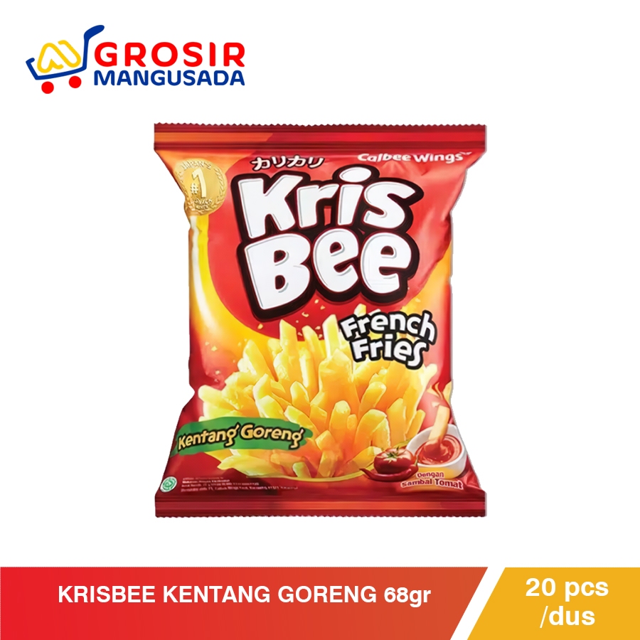 

Krisbee Kentang Goreng 68 gr / Snack French Fries 68 Gram Harga Grosir 6 pcs