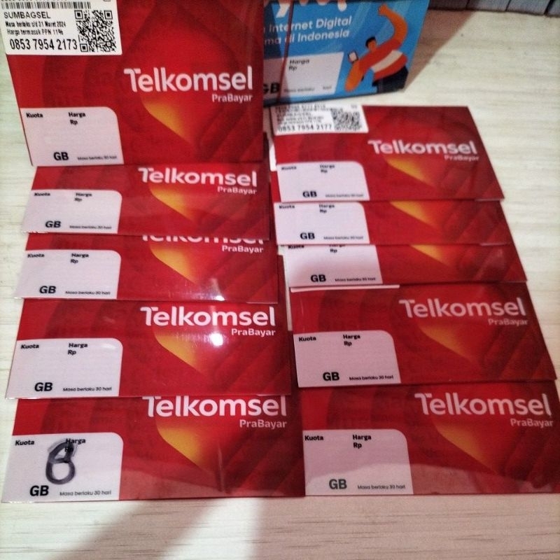 PERDANA TELKOMSEL 8 GB | SUMBAGSEL | 31 MARET 2024