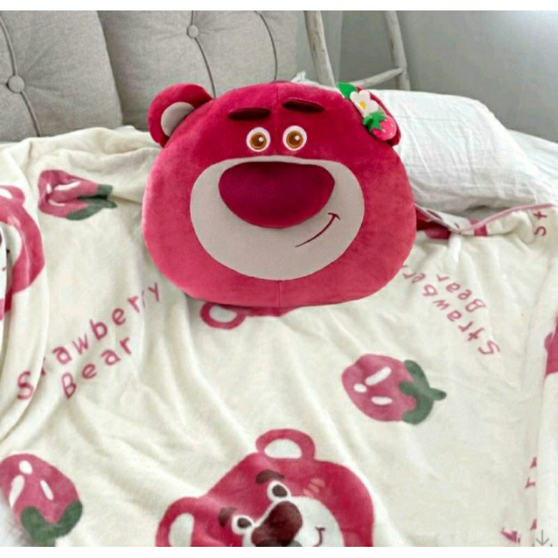 Balmut Selimut Boneka Bantal Lotso Karakter Disney.