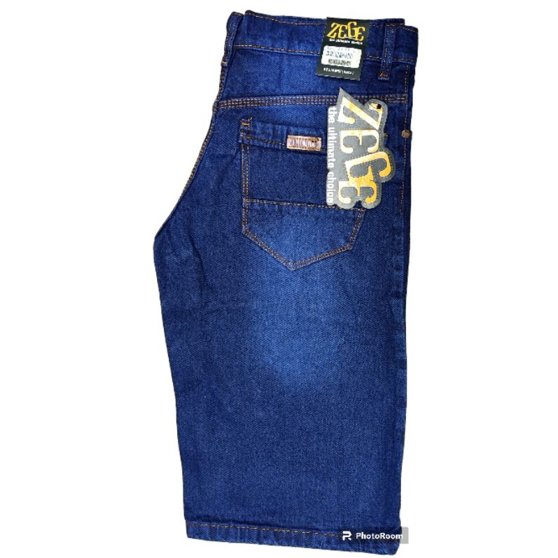 CELANA PENDEK JEANS PRIA DEWASA bawah lutut