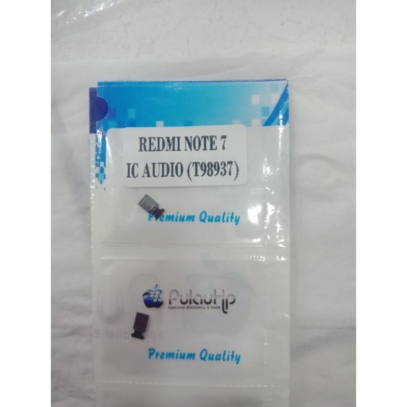 IC XIAOMI AUDIO REDMI NOTE 7(T98937)