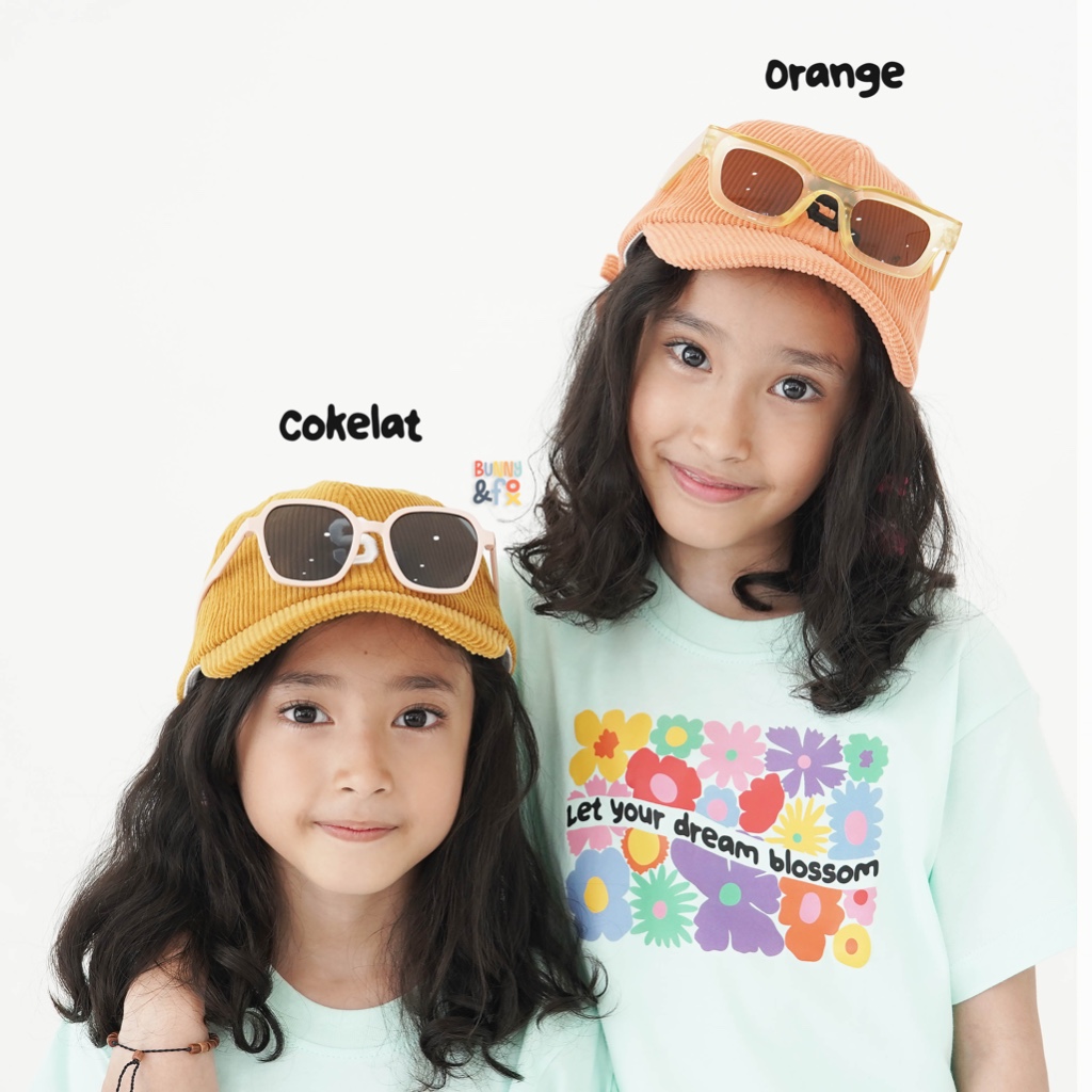 Topi Baseball - Topi Anak Laki Laki - Topi Anak Perempuan - Topi Import - Topi Cuduroy - Topi Premiu