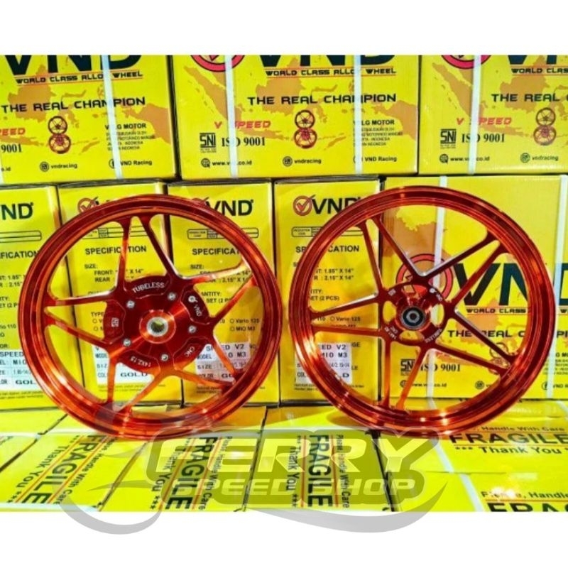 Velg Racing Vnd V speed Vario 125 & Vario 150 / Pelek V Speed Gen-2 Vario 160 Vario 150 & 125