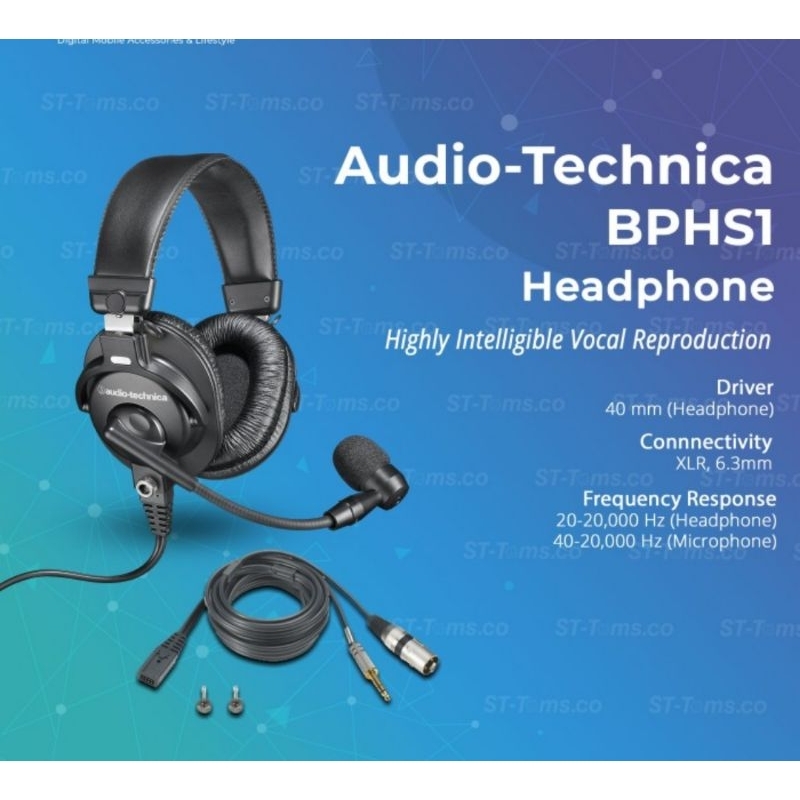 Audio technica BPHS1 headset podcast