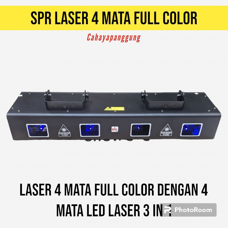 Lampu Laser Panggung 4 Mata SPR Full Color
