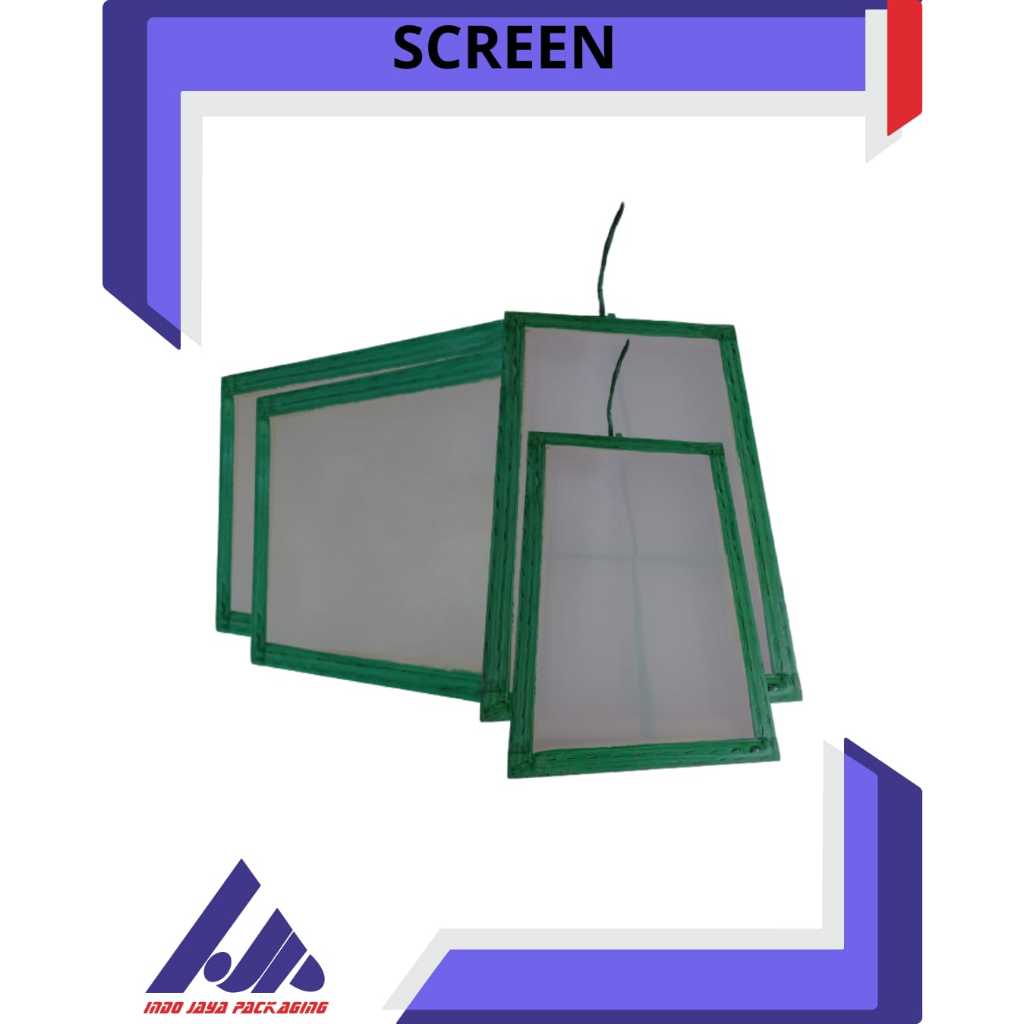 

SCREEN SABLON [HIJAU] Ukuran-