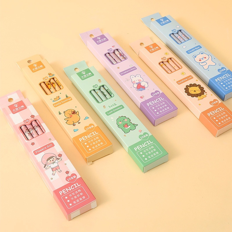 

PENSIL MURAH PENSIL HB + PENGHAPUS WARNA MOTIF LUCU PENCIL ANAK