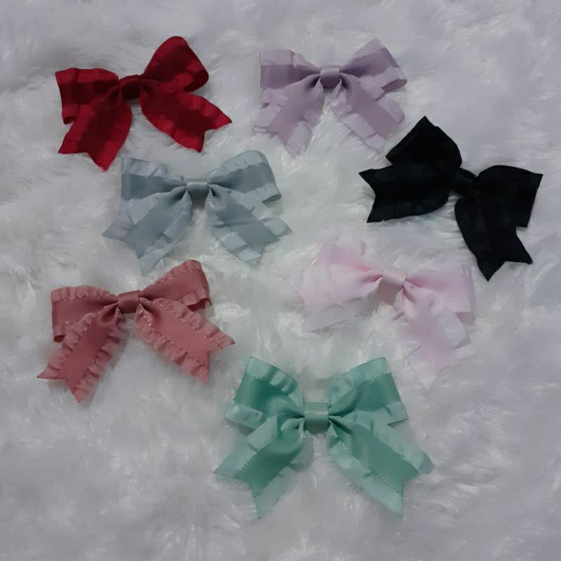 

Aplikasi Pita Ruffle Korea Import