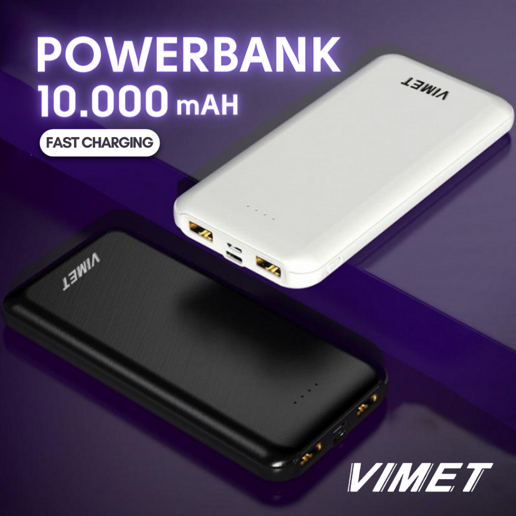 V6 Powerbank 10000mAh Fast Charging Powerbank Portable Universal