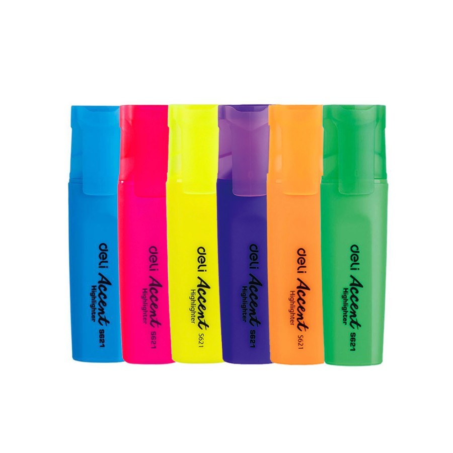 

Deli ES621 Highlighter 6 pcs 6 warna 1 SET
