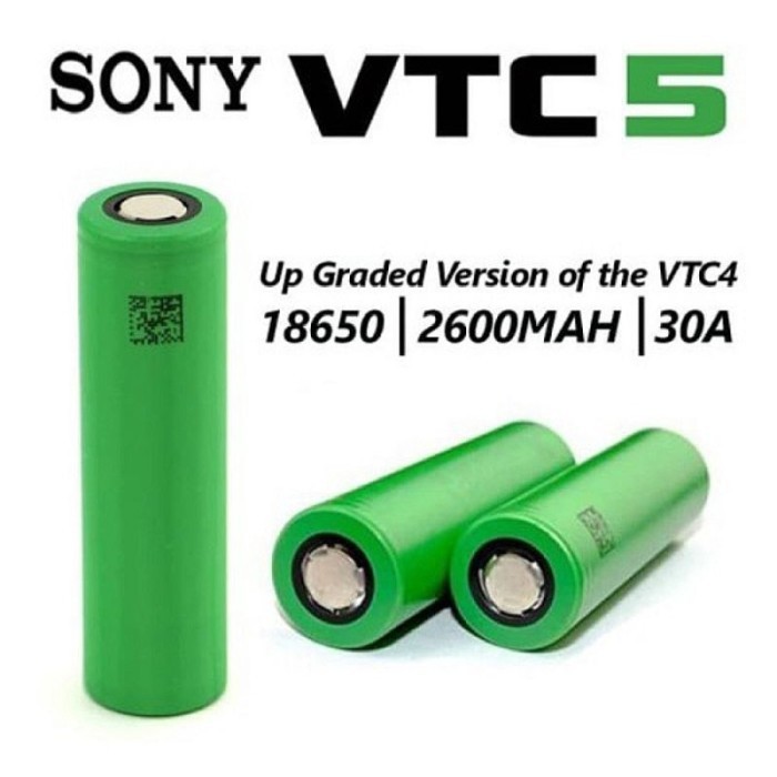 BATERAI SONY VTC 5 - batre VTC - 1 baterai SONI