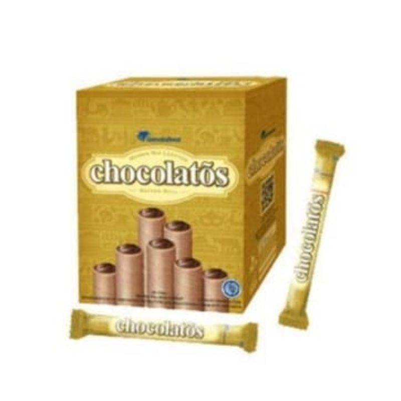 

CHOCOLATOS wafer roll 1box (24 pcs)