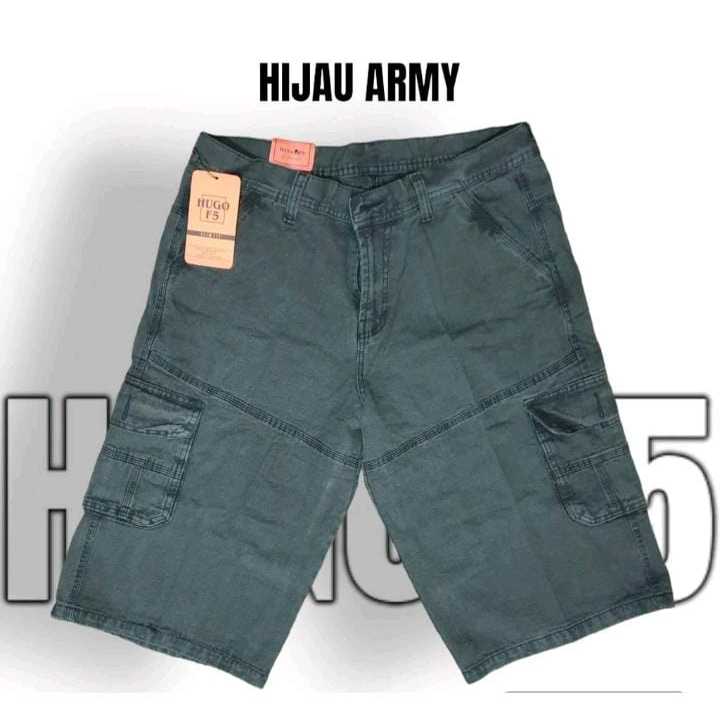 Celana Cargo Pendek Celana Pria Celana Pendek Pria Bahan Tebal Adem Celana Pria Dewasa HUGO CARGO