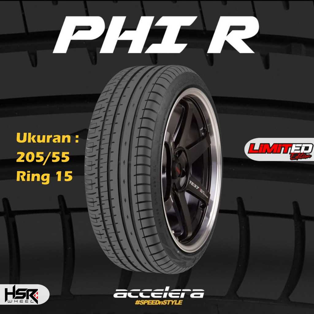 Ban mobil Toyota Avanza ring 15 Accelera PHI R 205/55/R15 ban tubeless