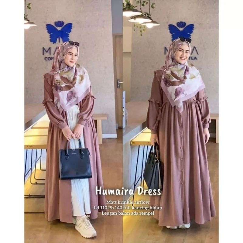 Humaira DRESS polos gamis outer