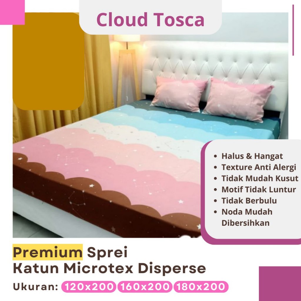 SPREI AESTHETIC HOMEMADE UKURAN 180x200 160x200 120x200 SPREI SET PREMIUM BANTAL GULING | SEPRAI MOT