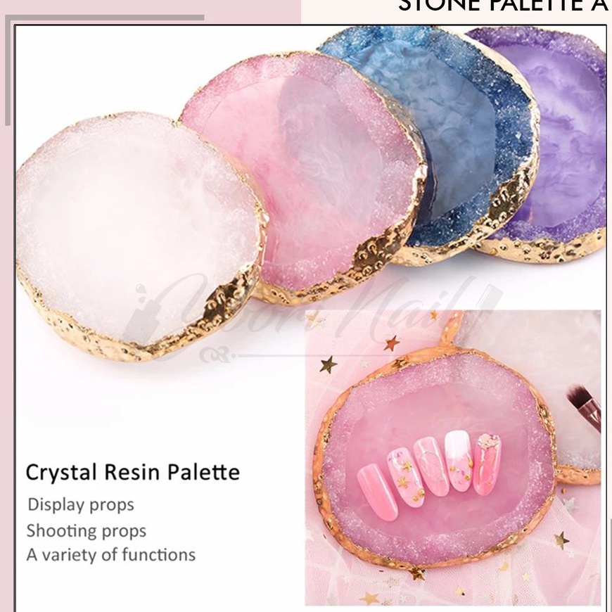 

[KODE D2U5] Pallete Nail Art Shell / NailArt Palet Kerang 2 sisi / Display Foto Nail Art