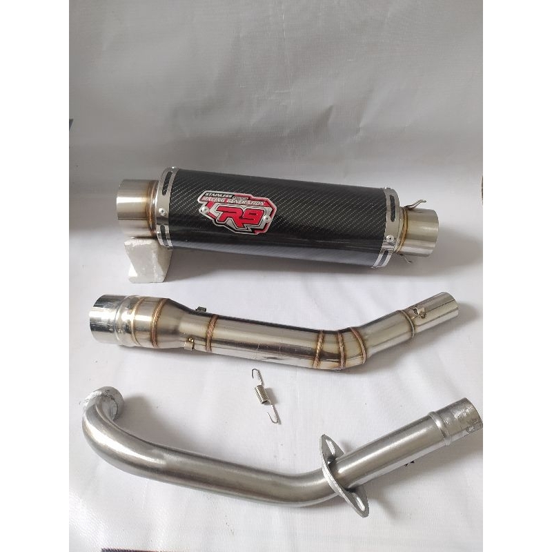 Knalpot racing only R9 Mugello,CBR,Vixion,beat