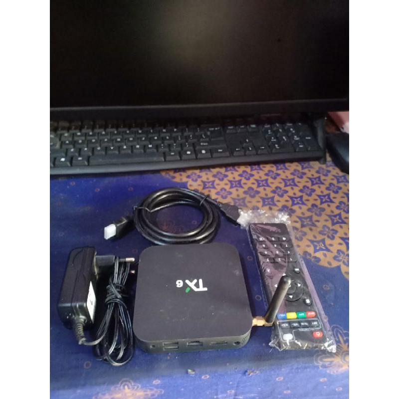 STB Android TX6 -P OS 9 Ram 2/16 siap pakai