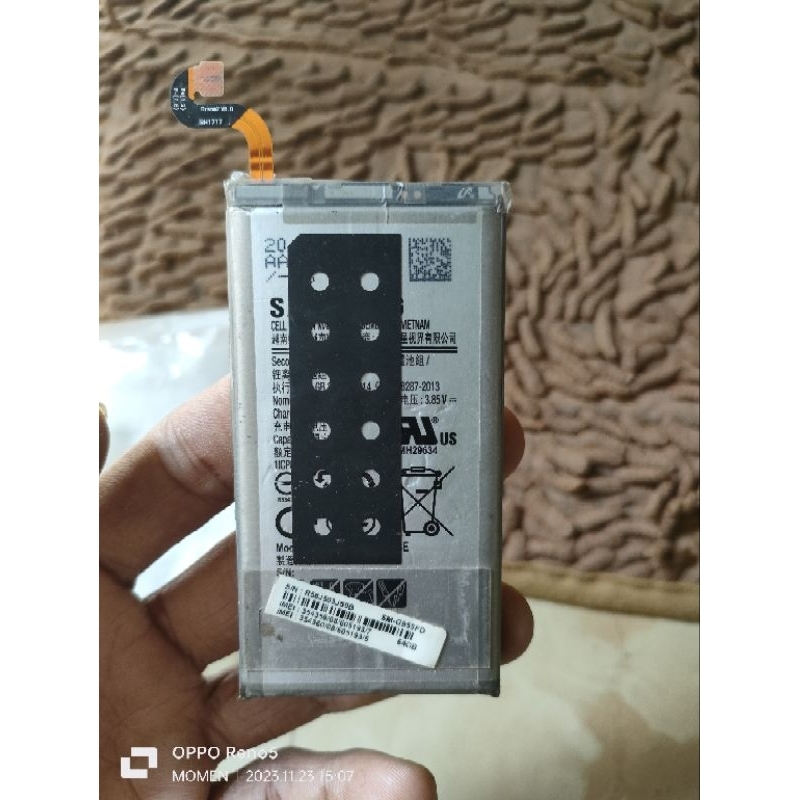 baterai samsung s8 plus copotan