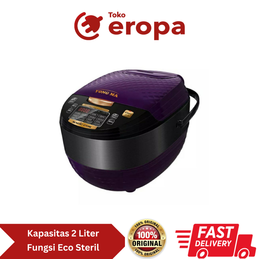 Magic Com 2 lt Yongma SMC8017-Ungu