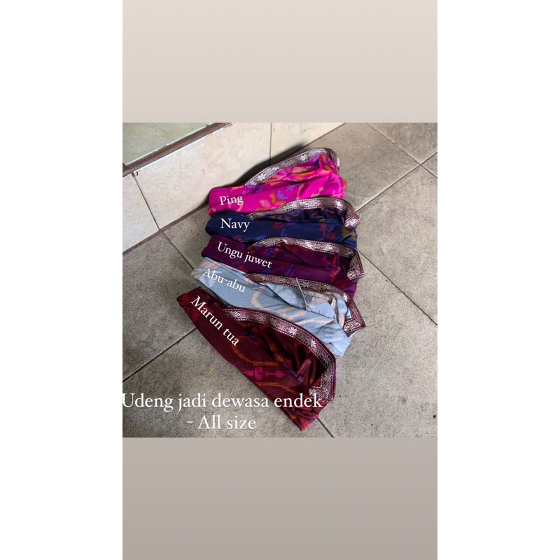 UDENG JADI ENDEK DEWASA