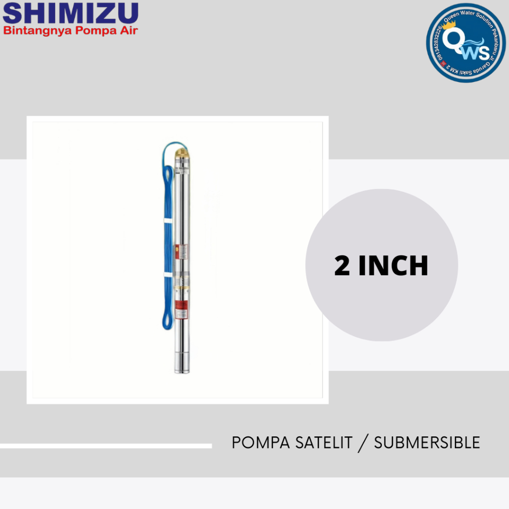 Pompa Satelit / Submersible SHIMIZU 2" INCH SPG07 Kabel - SHIMIZU
