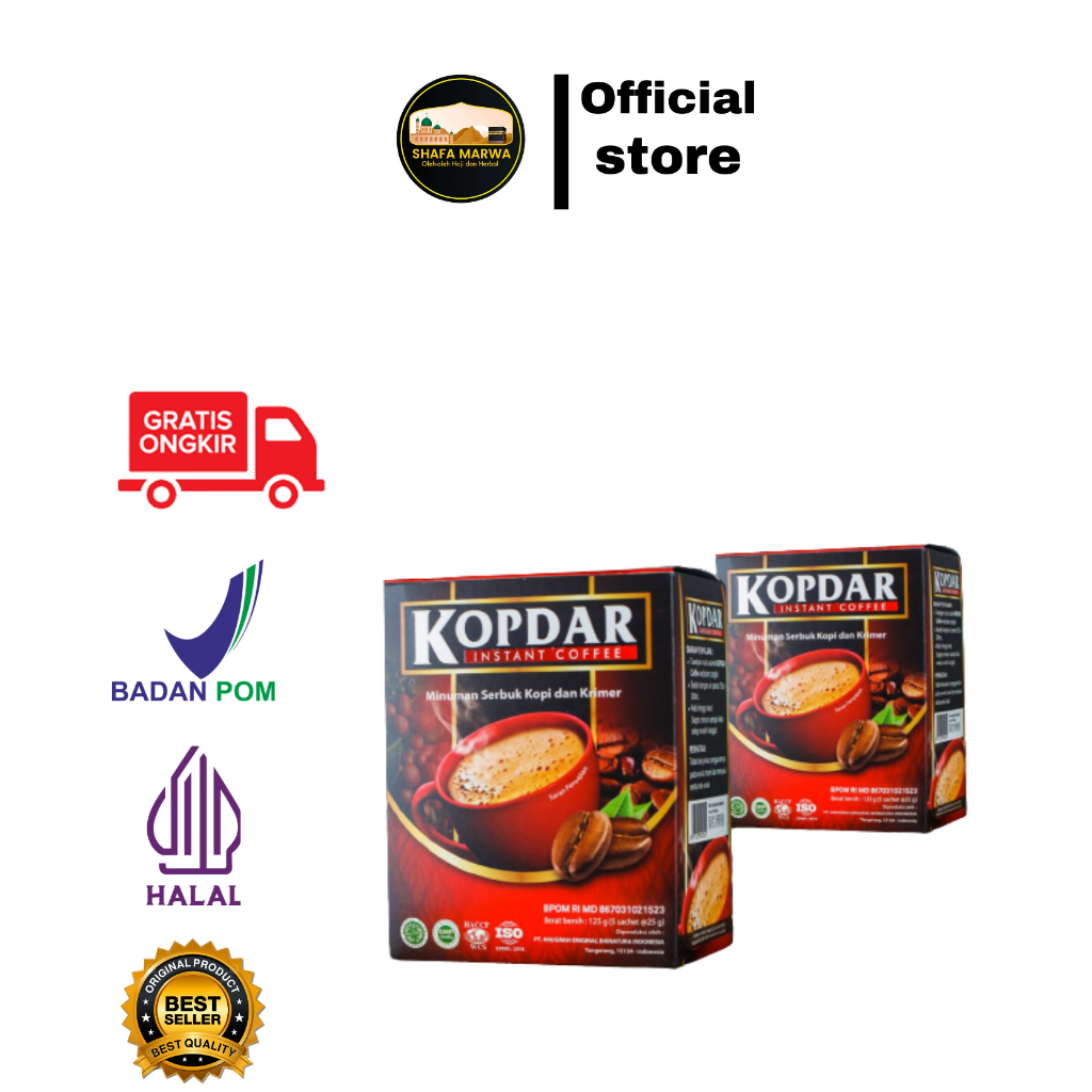 

Kopi Kesehatan Kopdar Mitoha Bersaudara 1 Kotak isi 5 Sachet | Kopi Kopdar Rasa Kopi Borneo