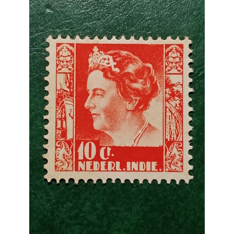 

Prangko Ned 10 cent Ratu Wilhelmina - Kreisler tahun 1934-1937