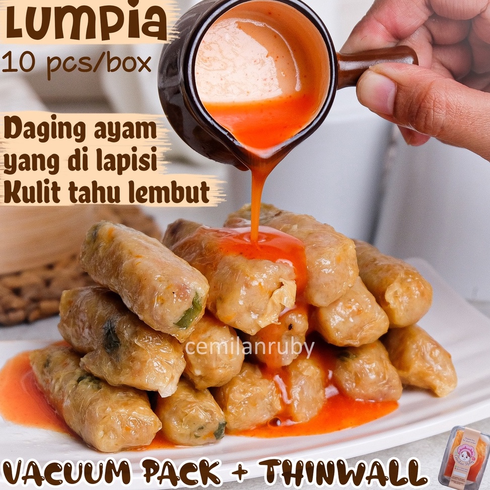 

❤[PROMO ⚡ALE!!!]❤ Lumpia Ayam Kulit Tahu (FROZEN)