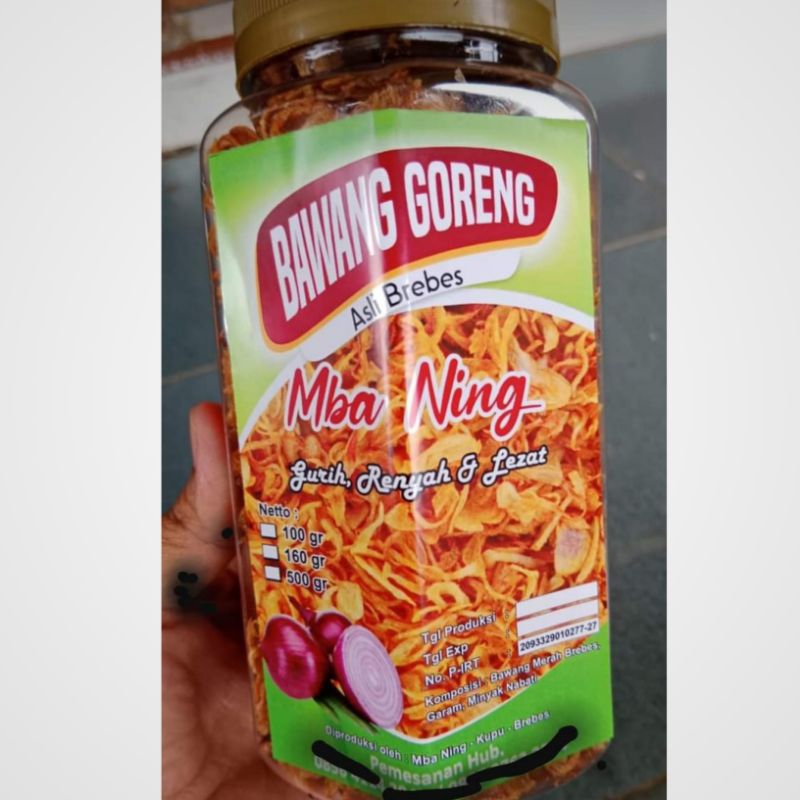 

bawang goreng premium organik tanpa tepung Sumenep