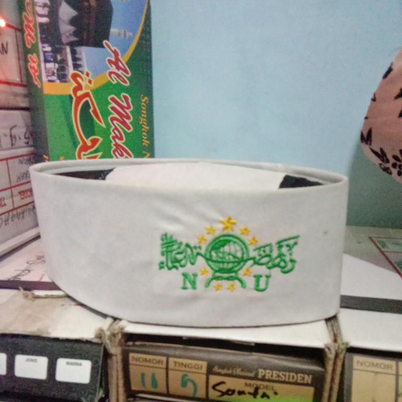 NU - Peci Songkok Kopiah NU bordir komputer Dewasa dan Anak Anak Murah