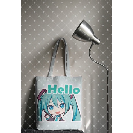 6.6 BRANDS FESTIVAL Tote Bag Proyek Dunia Panggung Warna-warni PJSK Proseka PJSekai Hatsune Miku Col