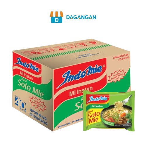 

Terbaik Indomie Mi Instan Soto 70 gr @ Karton / 40 pcs murah