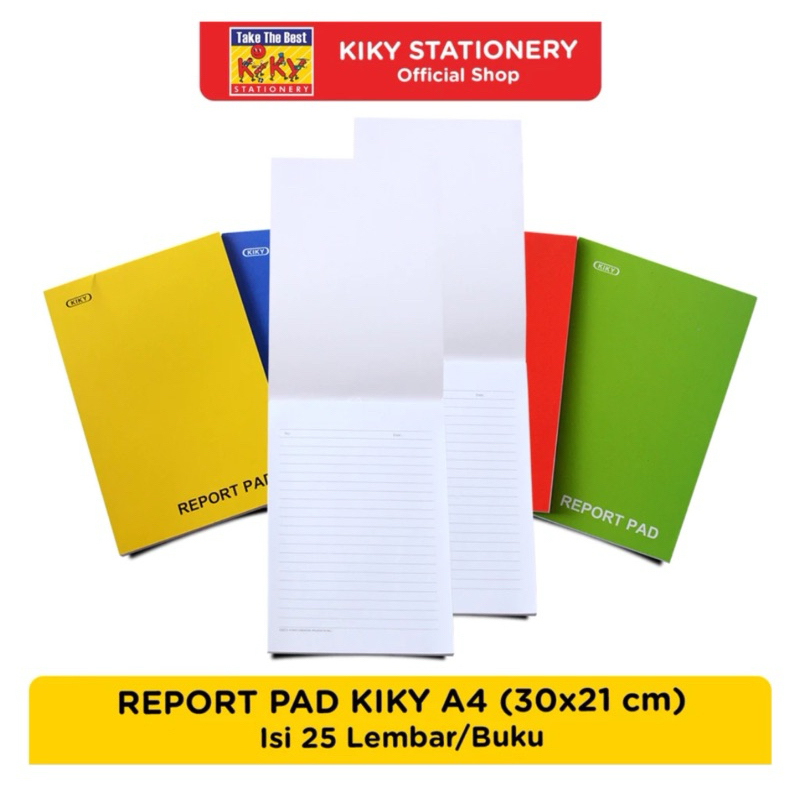 

REPORD PAD KIKY/NOTES KIKY 25 LEMBAR/BLOCK NOTE KIKY BERGARIS KIKY