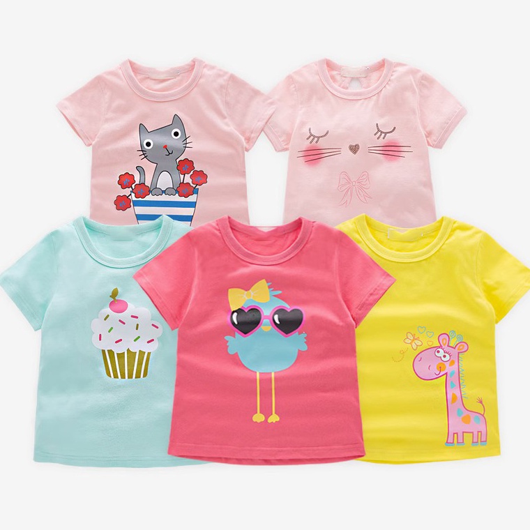 IL -   Kaos Anak Perempuan COCOMELON /T shirt Anak Motif Sablon/Baju Anak Perempuan