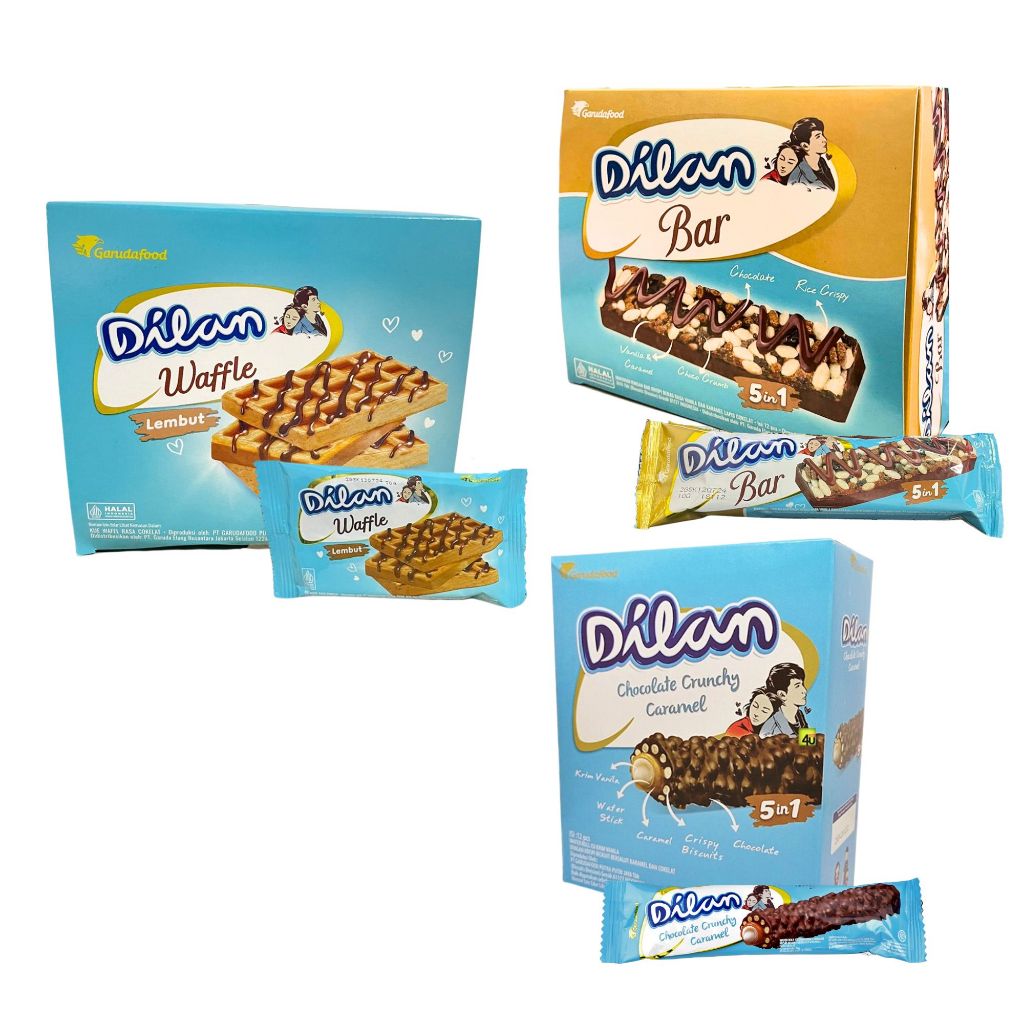 

Dilan Chocolate Waffle / Dilan Chocolate Bar / Dilan Chocolate Crunchy Caramel [pilih varian]