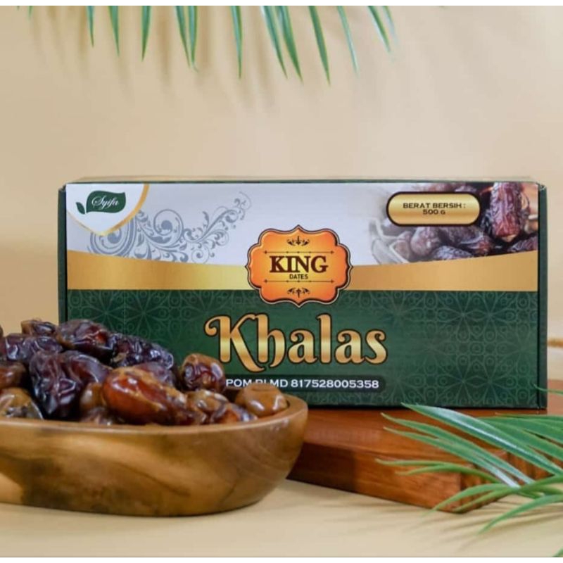 

Kurma Khalas King 500gr Premium Dates