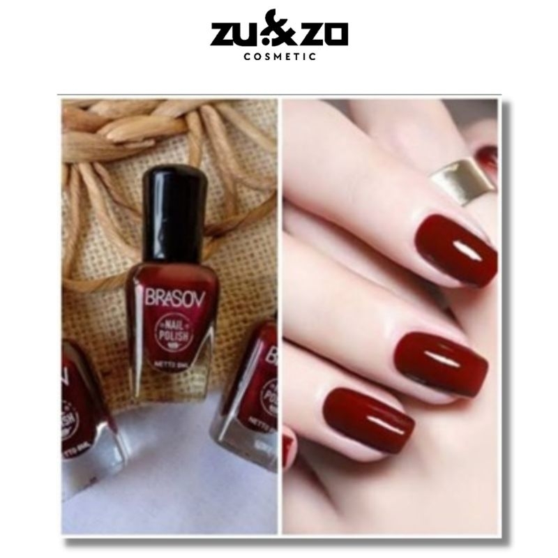 (101 READY) BRASOV KUTEK CAT KUKU MAROON NO 101 MATTE 8 ML KUTEK GO MATTE NAIL POLISH MATTE