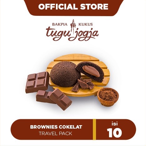 

Bestseller Bakpia Kukus Tugu Jogja Brownies Cokelat - Travel Pack